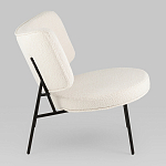 Мини-кресло District Lounge букле белый варинант исполнения - 2 | Loft Concept в Казани