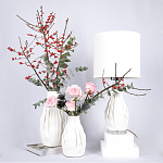 Декоративная ваза белая Мountain waterfall варинант исполнения - 3 | Loft Concept в Казани