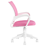 Офисное кресло с основанием из белого пластика Desk chairs Pink варинант исполнения - 3 | Loft Concept в Казани