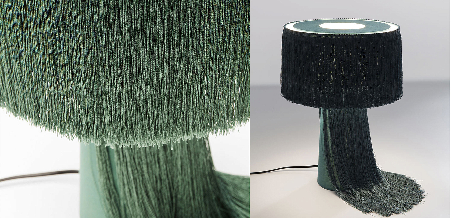 Настольная лампа Green Fringes - Loft-Concept в Казани