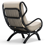 Дизайнерское кресло из ротанга Gio Ponti CONTINUUM D.163.7 BY BONACINA 1889 Armchair варинант исполнения - 8 | Loft Concept в Казани