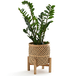 Кашпо на ножках из бамбука Bamboo Decor варинант исполнения - 2 | Loft Concept в Казани