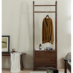 Вешалка деревянная с 2- мя ящиками Moon Walnut Furniture варинант исполнения - 1 | Loft Concept в Казани