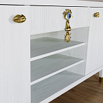 Комод-буфет Elsa Dreams White с открытыми полками   варинант исполнения - 5 | Loft Concept в Казани