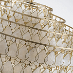 Люстра многоярусная с декором из натуральной морской ракушки Iridescent Light варинант исполнения - 7 | Loft Concept в Казани