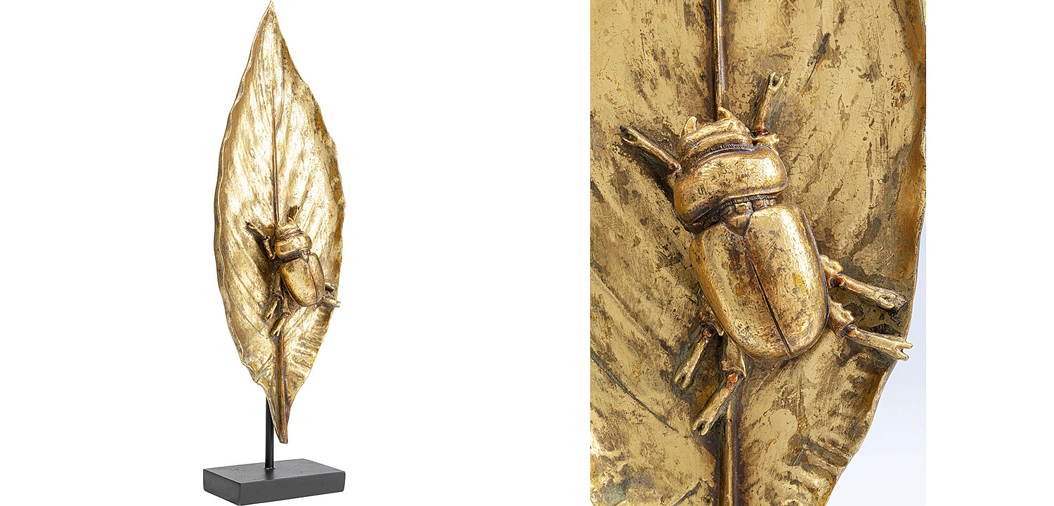 Статуэтка Golden Beetle on a leaf - Loft-Concept в Казани