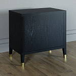 Прикроватная тумбочка с полкой Elsa Dreams Black варинант исполнения - 4 | Loft Concept в Казани