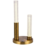 Настольная лампа латунь Dew Drops Tube Brass Table Lamp варинант исполнения - 1 | Loft Concept в Казани