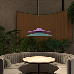 Подвесной вязаный светильник в двухцветном исполнении «Двойной Токио»  варинант исполнения - 2 | Loft Concept в Казани