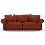 Мебельная ткань Шенилл терракотовый цвет 138 см T4-44 варинант исполнения - 4 | Loft Concept в Казани