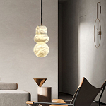 Подвесной светильник с фигурными плафонами Stone Triad варинант исполнения - 4 | Loft Concept в Казани