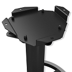 Барный стул вращающийся со спинкой Синий Велюр Vendramin Chair варинант исполнения - 7 | Loft Concept в Казани