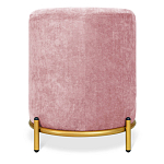 Банкетка овальная пыльно-розовый велюр на 4-х металлических ножках золотого цвета SANJAY варинант исполнения - 3 | Loft Concept в Казани