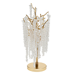 Лампа настольная со стеклянными подвесами цвет золото Light FAIRYTREE варинант исполнения - 1 | Loft Concept в Казани