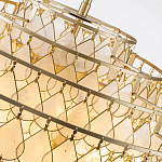 Люстра многоярусная с декором из натуральной морской ракушки Iridescent Light варинант исполнения - 6 | Loft Concept в Казани