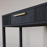 Элегантная Консоль Primo с выдвижным ящиком Черный дуб варинант исполнения - 4 | Loft Concept в Казани