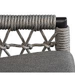 Кресло уличное темно-серое Street Bliss варинант исполнения - 4 | Loft Concept в Казани