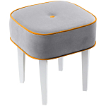 Квадратный мягкий пуф на белых ножках Winton Pouf Square варинант исполнения - 11 | Loft Concept в Казани