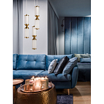 Подвесной светильник с двумя белыми рифлеными цилиндрическими плафонами Golden Swirl варинант исполнения - 8 | Loft Concept в Казани