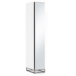 Шкаф-пенал белый с зеркальной дверцей Strict Lines варинант исполнения - 2 | Loft Concept в Казани