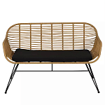 Кушетка плетеная из ротанга Wicker Сouch варинант исполнения - 1 | Loft Concept в Казани