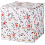 Набор посуды обеденный из фарфора на 6 персон 18 предметов Flower Porcelain Collection варинант исполнения - 3 | Loft Concept в Казани