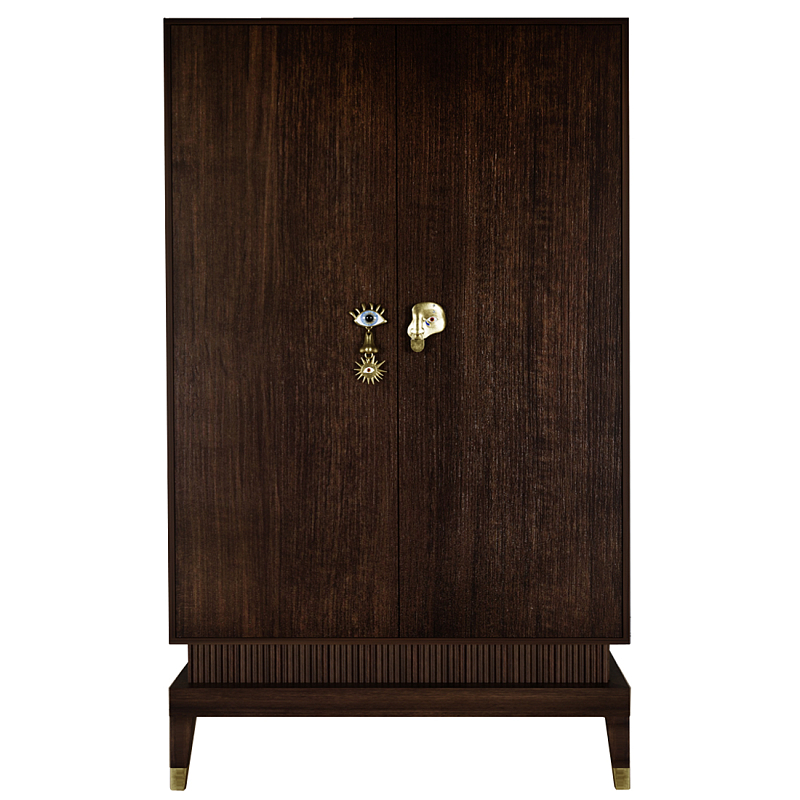 Платяной шкаф Elsa Dreams Walnut с 2-мя фасадами Орех Платяной шкаф Elsa Dreams Walnut с 2-мя фасадами Орех в Казани | Loft Concept