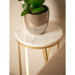 Столик дизайнерский Beige marble варинант исполнения - 5 | Loft Concept в Казани