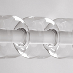 Люстра линейная с 6-ю прозрачными стеклянными плафонами округлой формы HANDLE GRAPE варинант исполнения - 9 | Loft Concept в Казани