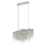 Люстра подвесная с металлическими цепочками и изогнутыми металлическими дугами 72 см Atlantis Chain варинант исполнения - 4 | Loft Concept в Казани