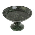 Фруктовница большая из натурального камня Змеевик Шабровский Natural Stone Fruit Bowls варинант исполнения - 2 | Loft Concept в Казани