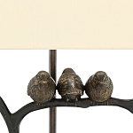 Настольная лампа Птицы на изогнутой ветке Lamp Tit варинант исполнения - 1 | Loft Concept в Казани