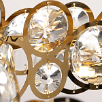 Люстра подвесная из золотых колец 57 см Golden Circles варинант исполнения - 10 | Loft Concept в Казани