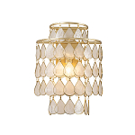 Бра с декором из натуральной морской ракушки Iridescent Light варинант исполнения - 1 | Loft Concept в Казани