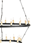 Люстра круглая двухъярусная Lightness and Scale варинант исполнения - 1 | Loft Concept в Казани