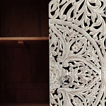 Шкаф с орнаментом ручная резьба из дерева Indian Antique Furniture  варинант исполнения - 3 | Loft Concept в Казани