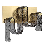 Бра волнистой формы из фактурного стекла Big Wave варинант исполнения - 1 | Loft Concept в Казани