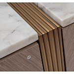 Комод с мраморной столешницей Uniqueness Marble варинант исполнения - 4 | Loft Concept в Казани