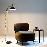 Торшер с поворотным плафоном Davy Brass Floor Lamp варинант исполнения - 6 | Loft Concept в Казани