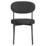 Стул мягкий Alfie Chair черный варинант исполнения - 1 | Loft Concept в Казани