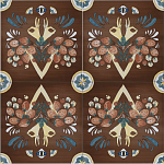 Плитка с узором Клубника варинант исполнения - 1 | Loft Concept в Казани