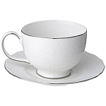 Чайный набор белый из фарфора на 6 персон 12 предметов 280 мл Garden Whisper Porcelain Set  варинант исполнения - 2 | Loft Concept в Казани