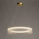 Люстра круглая с прозрачными стеклянными трубками 51 см Nembus варинант исполнения - 3 | Loft Concept в Казани