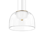 Подвесной светильник с куполообразным прозрачным стеклянным плафоном Grada Light варинант исполнения - 7 | Loft Concept в Казани