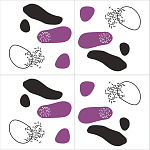 Плитка с узором Камни варинант исполнения - 1 | Loft Concept в Казани