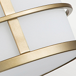 Потолочный светильник с белым матовым абажуром в металлическом каркасе Feiss варинант исполнения - 5 | Loft Concept в Казани