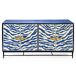 Буфет в гостиную с инкрустацией Bone Inlay Deco Sideboard - Orleans ZEBRA варинант исполнения - 4 | Loft Concept в Казани