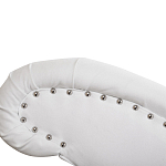 Кушетка белая с мягкой обивкой из велюра Michael Couch варинант исполнения - 5 | Loft Concept в Казани