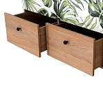 Шкаф с принтом Floral notes варинант исполнения - 3 | Loft Concept в Казани