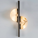 Бра  с фигурным мраморным рассеивателем Spiral of Warm Light варинант исполнения - 10 | Loft Concept в Казани